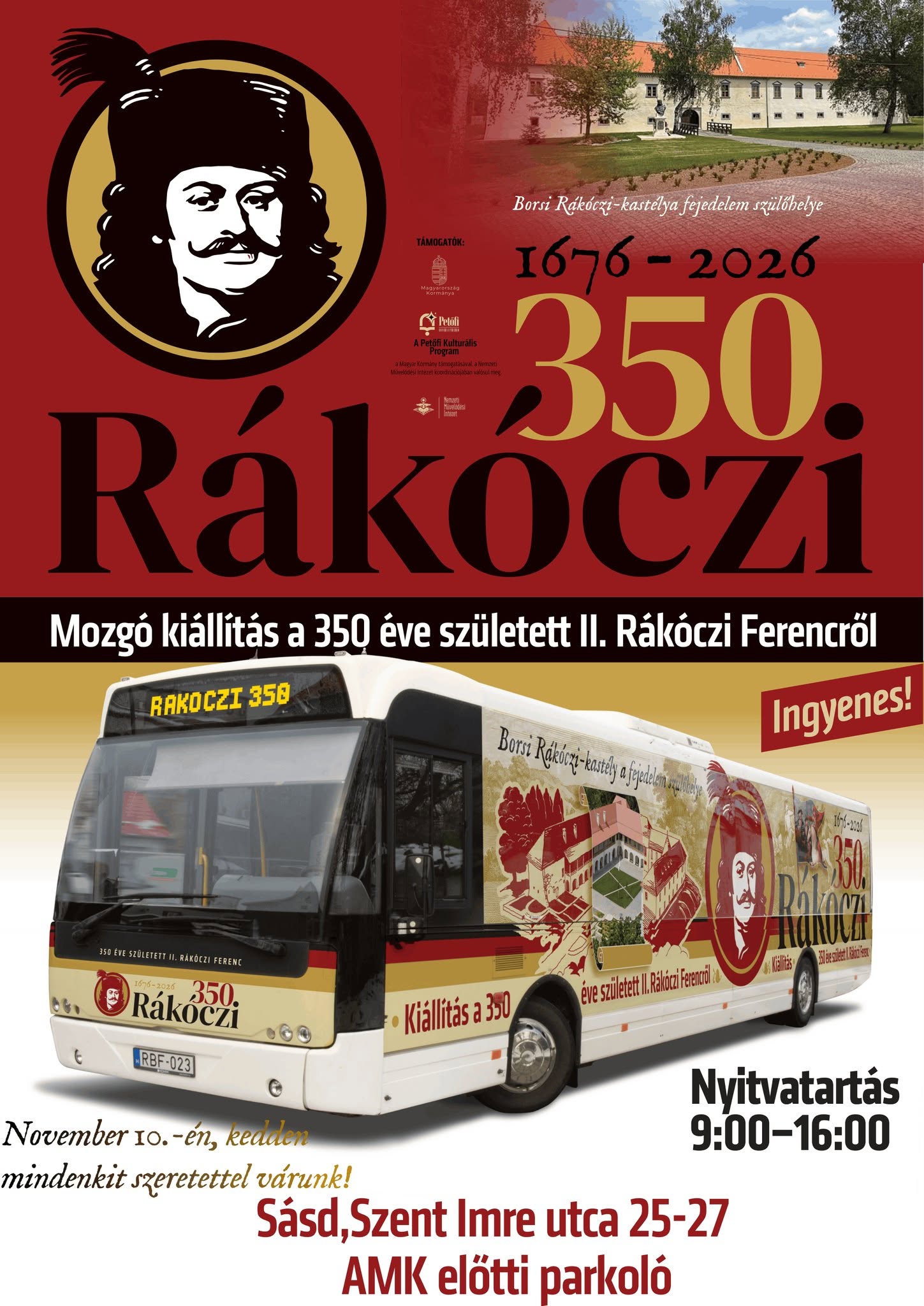 I SsiBtJ 3*^ ííraüíej! ^ ] ÍW1 Ingyen^ Nvitvatartás 9:00-16:00 November 10.- mindenkit szeretettel varunk! Sásd,Szent Imre utca 25-27 AMK előtti parkoló